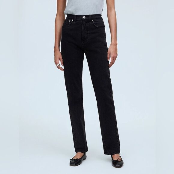 Madewell NWT The Petite 90s Straight Jeans Size 30P in Belmere Wash - Picture 1 of 9